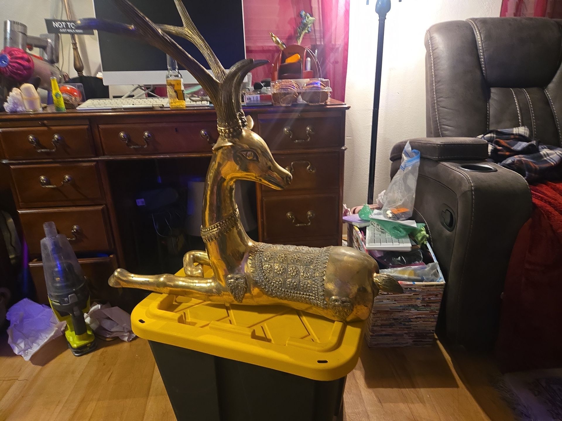 Brass raindeer