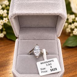 Moissanite rings - Various Styles And Sizes