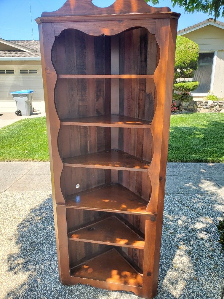 Rustic Corner Shelf
