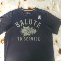 Chiefs Salute Shirt Size L