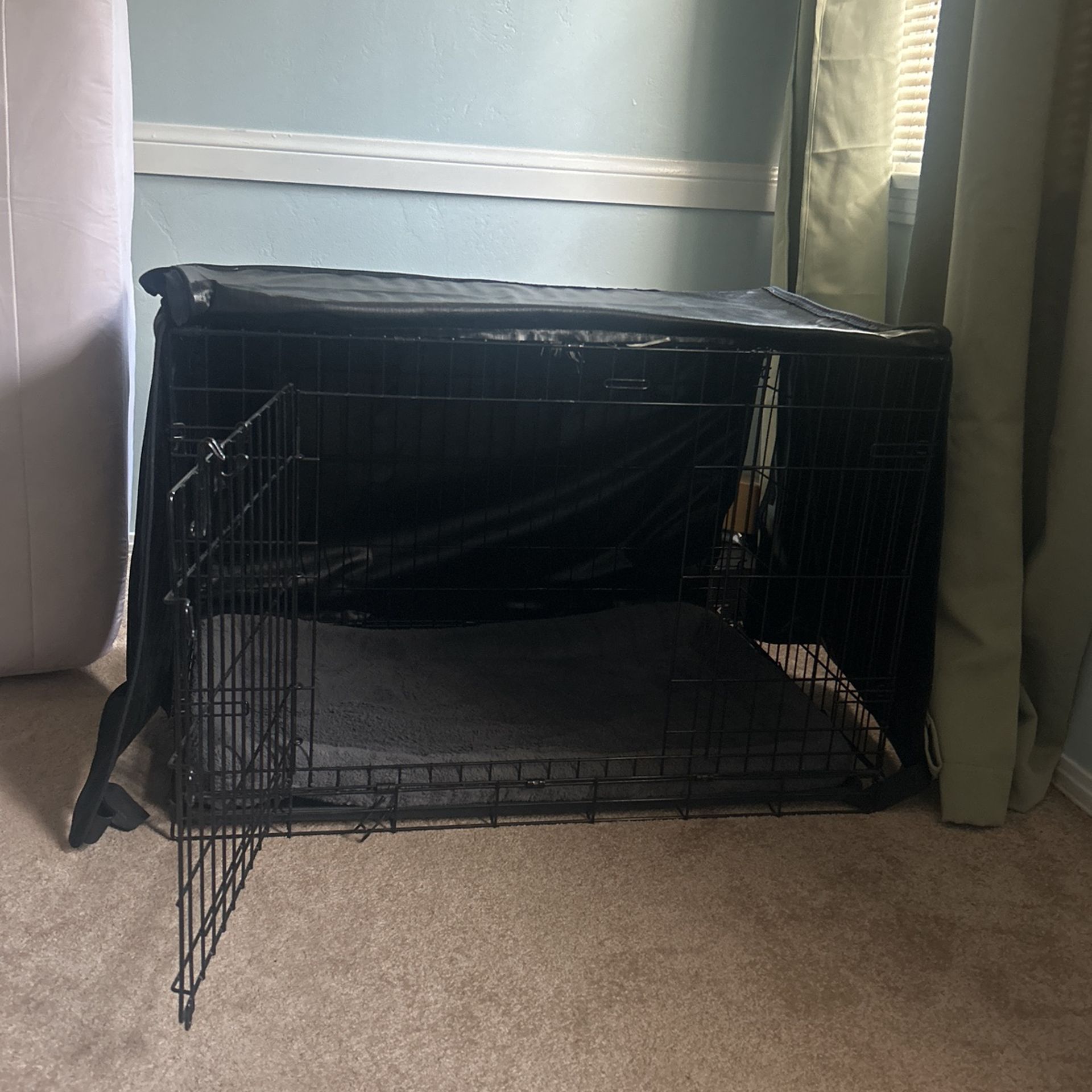 Basically New Dog Crate With Cover