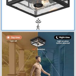 Motion Sensor Ceiling Light Used 