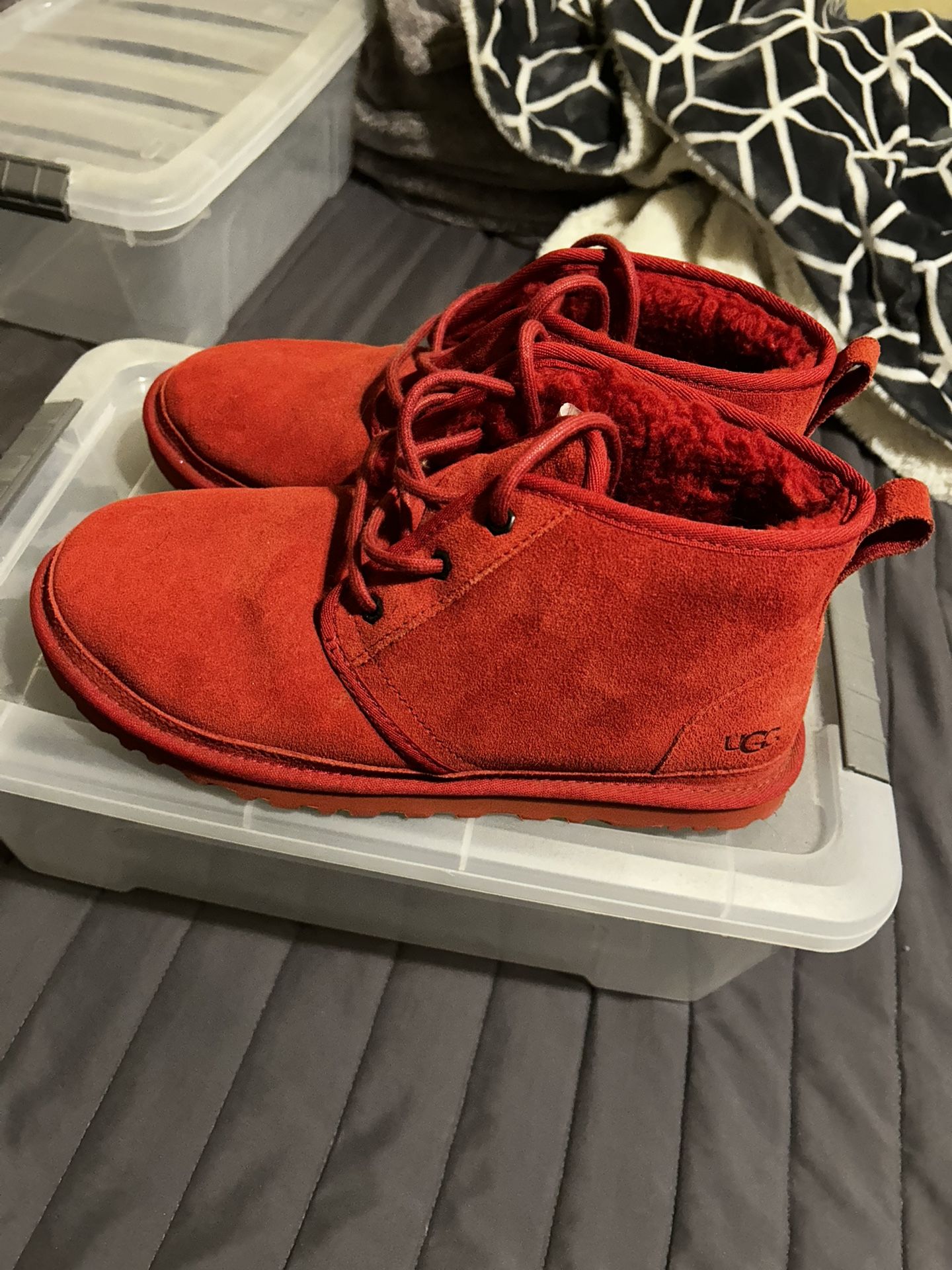 Used Red Ugg Shoes