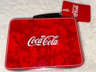 Coca-Cola Red Marvel Character Collector Tin