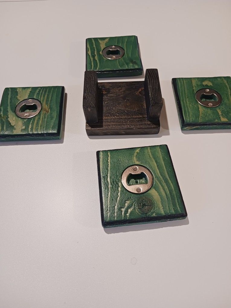 Country Coaster Bottle Openers
