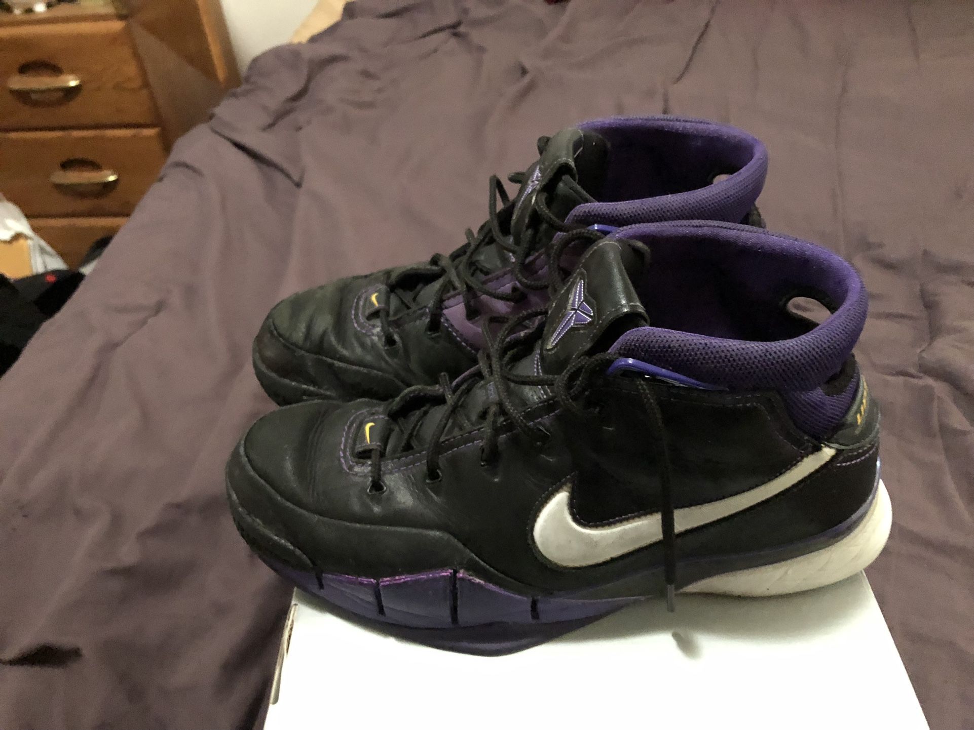 Kobe 1 Protro Black Out Sz 12
