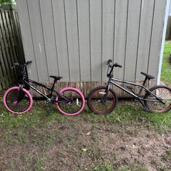 Boy and Girl BMX Bikes- $100 or B/O for both