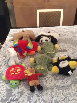 Clean stuffed animals 18 for all of them or best offer