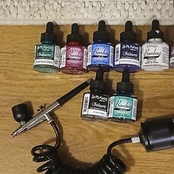 NEW AIRBRUSH PAINT & GUN