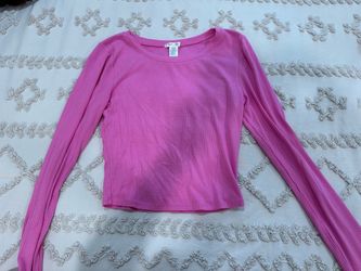 Pink basic long sleeve