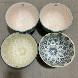 Moving Sale – Set of 4 Ceramic Bowls – Brand New – $45 (Orig. $128)