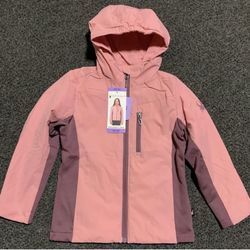 New Spyder girls size 5/6 Superlite hooded jacket