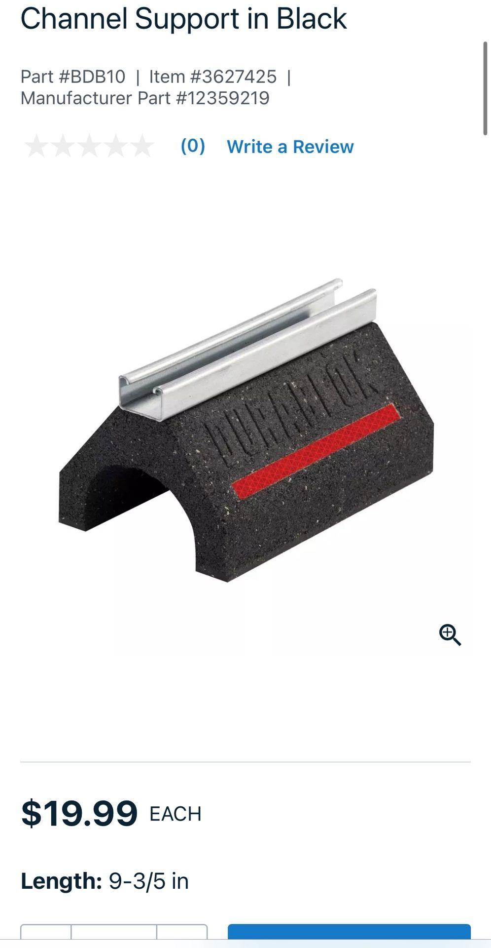 Durablock Place Holder Supports 500 Pounds Each
