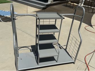 Golf bag rack