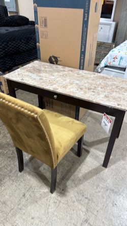 Desk and chair