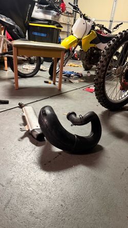 stock yz250 exhaust pipe