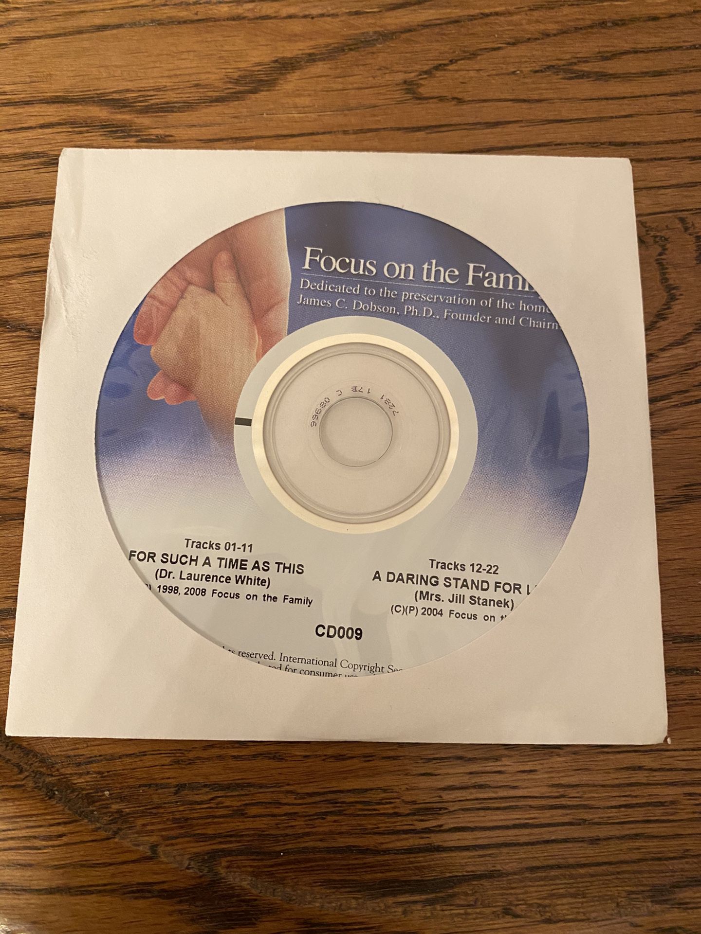 Focus on the Family: For Such A Time As This & A Daring Stand For Life Audio CD