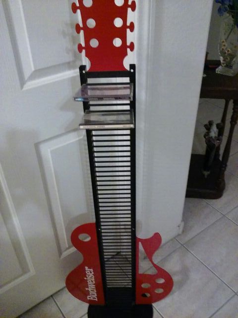BUDWEISER GUITAR CD HOLDER