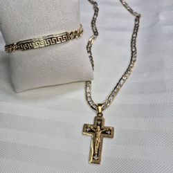 Set 14k Gold Plated Exelent Quality Non Tarnish Hypoallergenic 