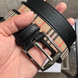 Burberry men's belt 