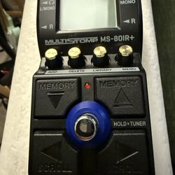 Guitar AMP SIM PEDAL Zoom MS-80IR+ 