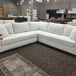 Custom White Sectional Sofa 