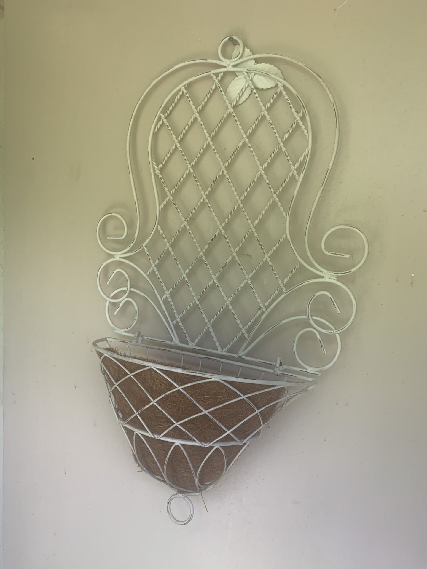 Hanging wall plant holder. $15