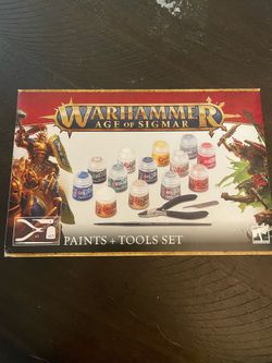 Warhammer Age of Sigmar paints and tools starter kit