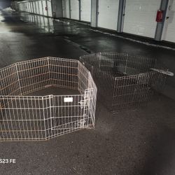 2 Small Pet Corrals