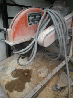 Brick and Stone  cemment diamond chop saw
