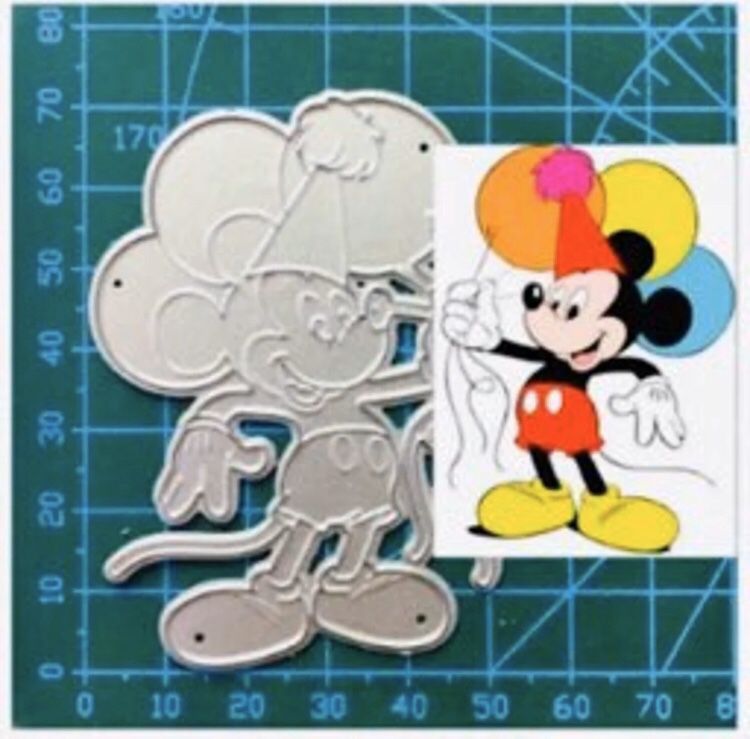 Happy Birthday Mickey Mouse Die Cut