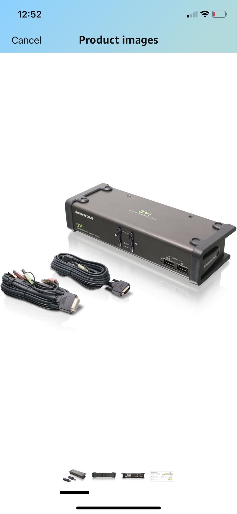 IOGEAR 2-Port DVI KVMP Switch