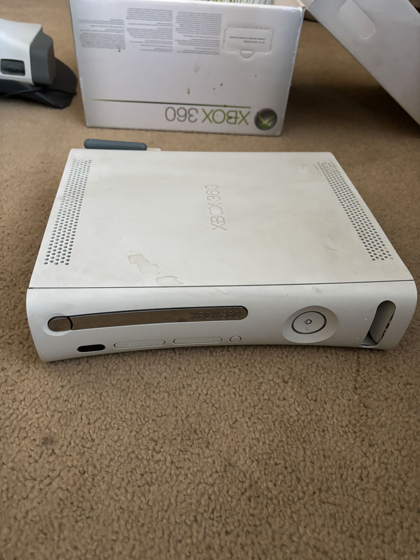 Xbox 360 Console With Driving Wheel