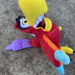 BNWT Shop Disney Store Soft Plush 10" Tall IAGO Parrot Bird Jafar Aladdin