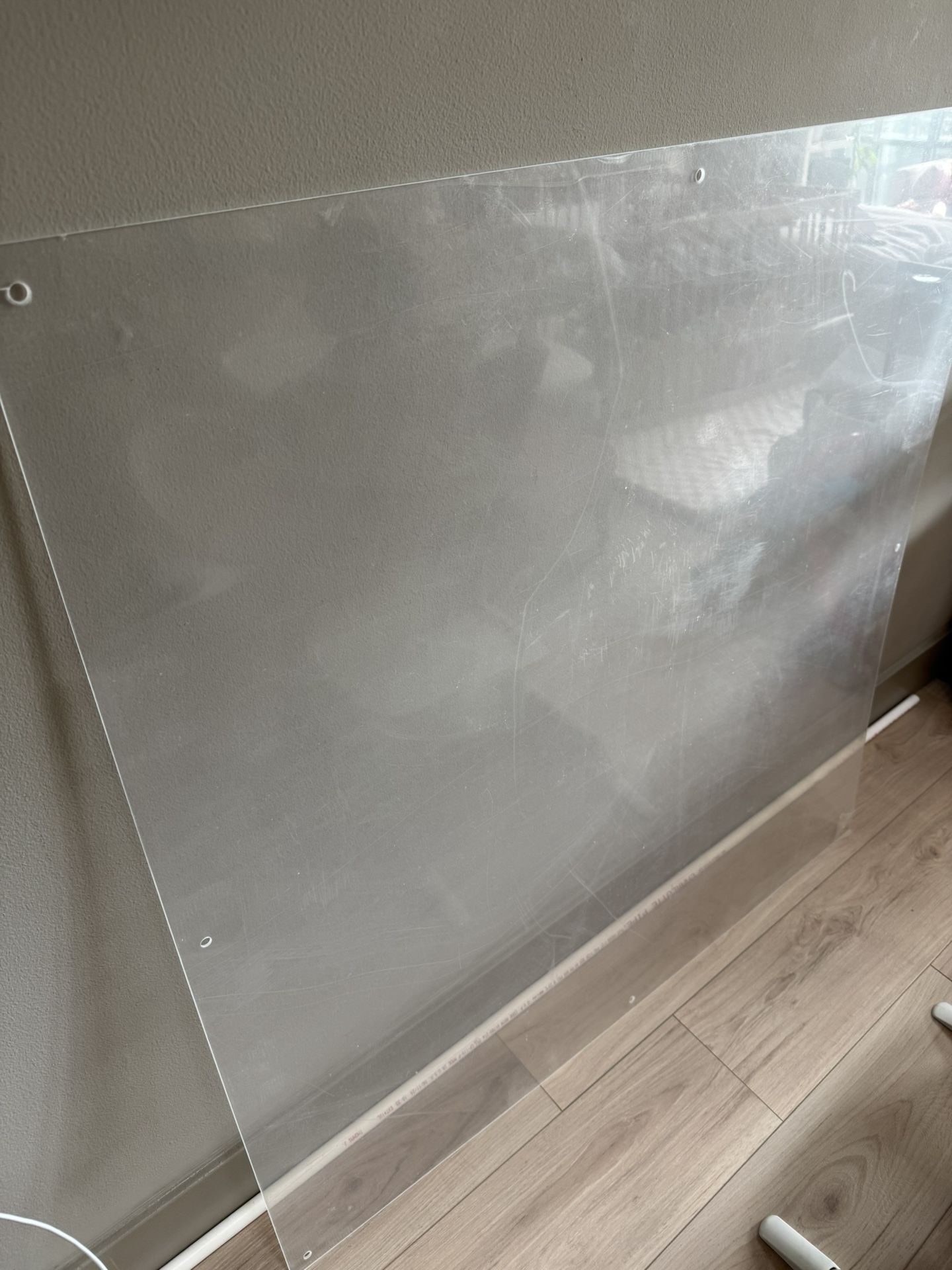 New Thick Acrylic Plastic For Photo Frame Or Other Custom Projects 44.5” X 44.5”