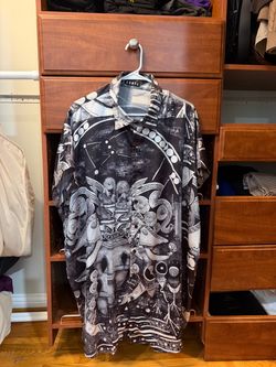 CUBEL Colombia Avant-Garde Pre-Hispanic Graphic Print 2-Piece Co-Ord Set (M)