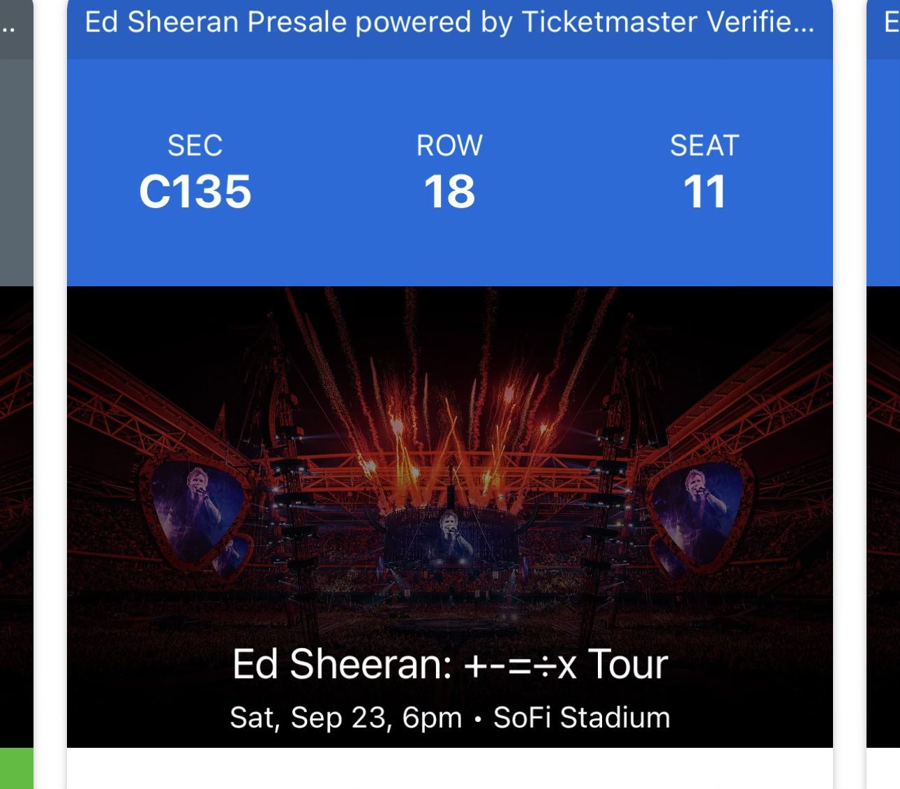Ed Sheeran Tickets