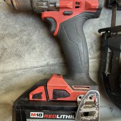 Milwaukee Drill And Battery 