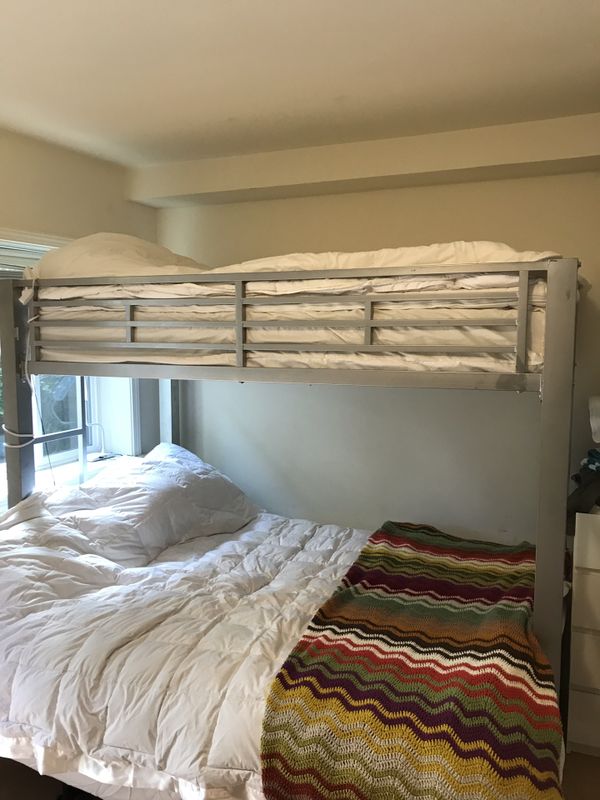 Sy Metal Bunkbed Bunk Bed With Twin And Full Size Mattress Sy Metal Bunkbed Bunk Bed With Twin And Full Size Mattress Bedding Included San Francisco