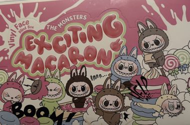 Labubu The Monsters “Exciting Macaron” Full Set – Vinyl Face Blind Box (Unopened & Factory Sealed)