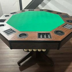 3-in-1 Poker Table (card &bumper table)