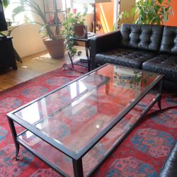 3 Piece Glass Living Room Set