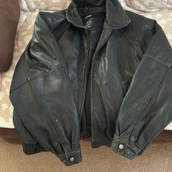 Men’s Tannery West Leather Jacket  Size L