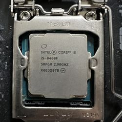 Intel i5 9400F CPU With Mobo + Ram