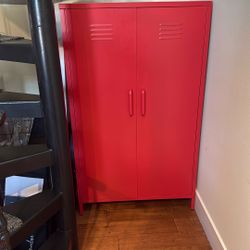 Red Storage Locker — Like New 
