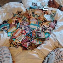 Close To 500 Baseball,Football And A Few Others Collector Cards
