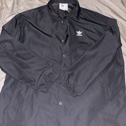 Adidas Coaches Jacket Black Size L