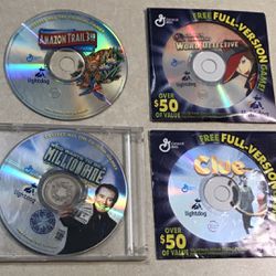 Vintage General Mills Cereal CD-ROM Games (4 Games)