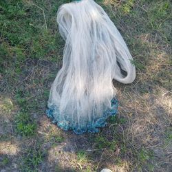 Castnet 9.5.  3/8 Mesh Custom Baitnet 11lbsof Lead