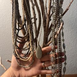 Jewelry Tree And Necklaces
